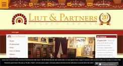 Desktop Screenshot of liutandpartners.it