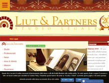 Tablet Screenshot of liutandpartners.it
